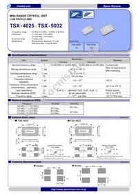 TSX-4025 16.0000MF09Z-AC3 Cover