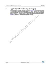 TSX3702IST Datasheet Page 14
