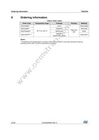 TSX3704IYPT Datasheet Page 20