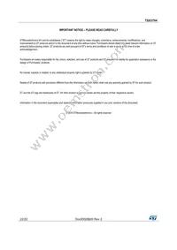 TSX3704IYPT Datasheet Page 22
