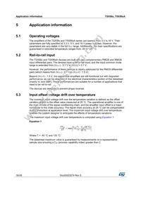 TSX562IYST Datasheet Page 16