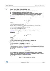 TSX562IYST Datasheet Page 17