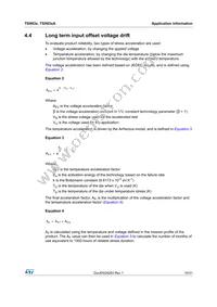 TSX632AIYST Datasheet Page 19