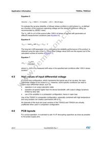 TSX632AIYST Datasheet Page 20