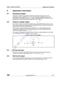 TSX712IYST Datasheet Page 17