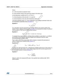 TSX712IYST Datasheet Page 19