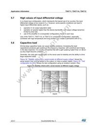 TSX712IYST Datasheet Page 20