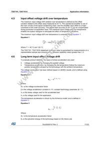 TSX7191AIYLT Datasheet Page 17