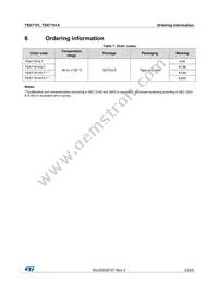 TSX7191AIYLT Datasheet Page 23