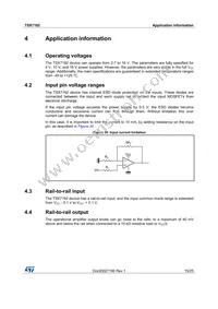 TSX7192IYST Datasheet Page 15
