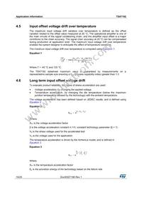 TSX7192IYST Datasheet Page 16