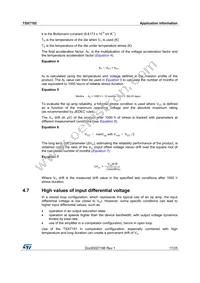 TSX7192IYST Datasheet Page 17
