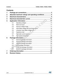 TSX923IST Datasheet Page 2