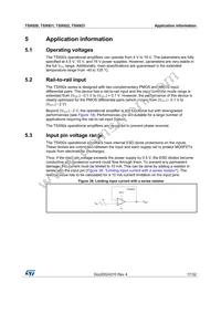 TSX923IST Datasheet Page 17