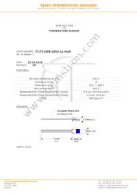 TT-PT100B-2050-11-AUNI Datasheet Cover