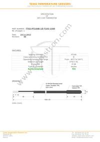 TT02-PT100B-1D-T105-1500 Datasheet Cover