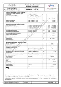 TT260N22KOFHPSA1 Datasheet Page 3