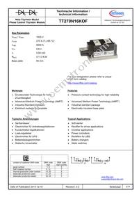 TT270N16KOFHPSA1 Datasheet Cover