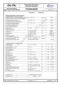 TT270N16KOFHPSA1 Datasheet Page 2