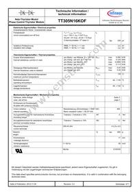 TT305N16KOFHPSA1 Datasheet Page 3