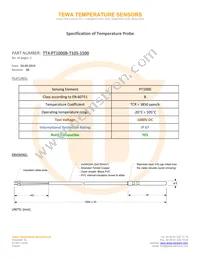 TT4-PT1000B-T105-1500 Datasheet Cover