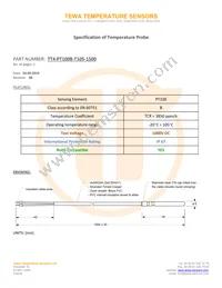 TT4-PT100B-T105-1500 Datasheet Cover