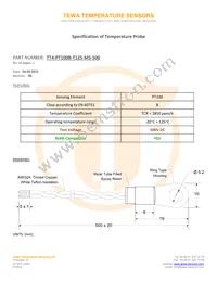 TT4-PT100B-T125-M5-500 Datasheet Cover