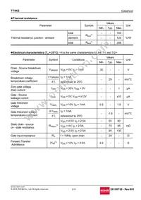 TT8K2TR Datasheet Page 2