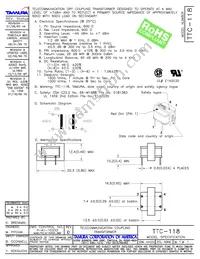 TTC-118 Datasheet Cover