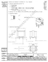 TTC-119 Datasheet Cover