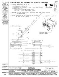 TTC-120 Datasheet Cover