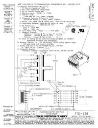 TTC-129 Datasheet Cover