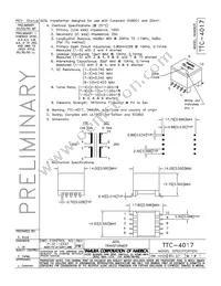 TTC-4017 Datasheet Cover