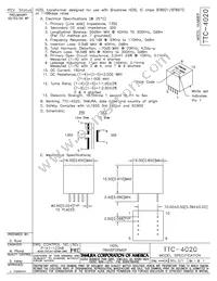 TTC-4020 Datasheet Cover