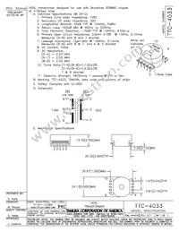 TTC-4033 Datasheet Cover