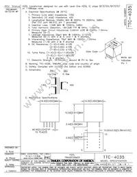 TTC-4035 Datasheet Cover