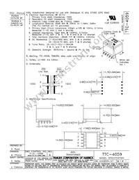 TTC-4059 Datasheet Cover