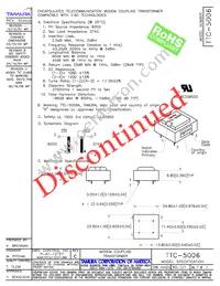 TTC-5006 Datasheet Cover
