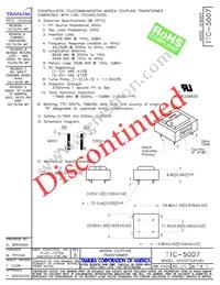 TTC-5007 Datasheet Cover