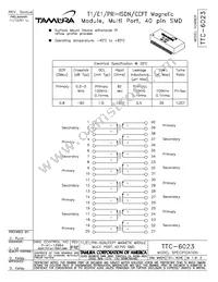 TTC-6023 Datasheet Cover