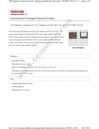 TTC012(Q) Datasheet Cover