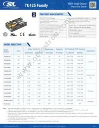 TU425S56E Datasheet Cover