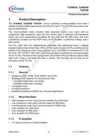 TUA 6036 T Datasheet Page 10