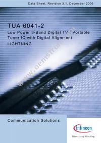 TUA 6041-2 Datasheet Cover