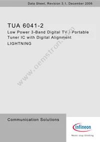 TUA 6041-2 Datasheet Page 3