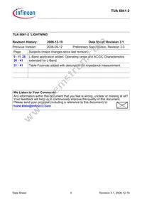 TUA 6041-2 Datasheet Page 4