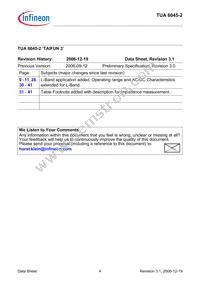 TUA 6045-2 Datasheet Page 4