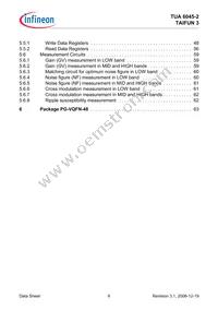 TUA 6045-2 Datasheet Page 6