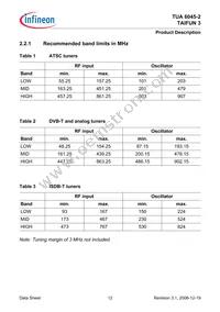TUA 6045-2 Datasheet Page 12