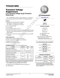 TVS4201MR6T1G Datasheet Cover